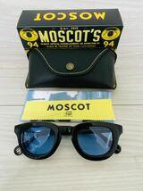 MOSCOT モスコット★TELENA★伊達眼鏡 ボストン ウェリントン サングラス 黒縁 カラーレンズ 未使用 美品_画像9