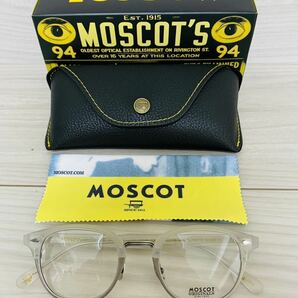 MOSCOT モスコット★レムトッシュマック★メガネフレーム★LEMTOSH-MAC★伊達眼鏡 ウェリントン 艶消し 未使用 美品★の画像9