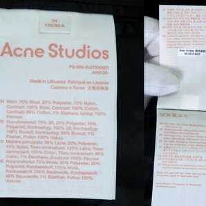 定価16万円 美品 ACNE STUDIOS アクネ PS-WN-SUIT000001 AH0126 切替え セットアップ スーツ ツイード ジャケット スカート 34 36の画像10