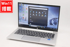 訳有 フルHD 13.3型 HP ProBook 430 G8 Windows11 11世代 i5-1135G7 16GB NVMe 256GB-SSD カメラ 無線Wi-Fi6 Office付 中古 管:1412h