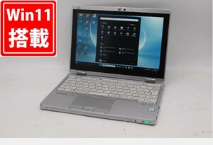 中古 フルHD タッチ 10.1型 Panasonic CF-RZ6R Windows11 七世代 i5-7Y57 8GB 256GB-SSD カメラ LTE 無線 Office付 中古パソコン 管:1826m