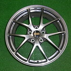 BBS RI-A019 ホイール 18インチ 18×7.5J PCD114.3/5H INSET48 ダイヤモンドブラック エアバルブ付属なし ホイールのみ４本の画像3