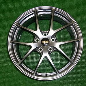 BBS RI-A019 ホイール 18インチ 18×7.5J PCD114.3/5H INSET48 ダイヤモンドブラック エアバルブ付属なし ホイールのみ４本の画像6