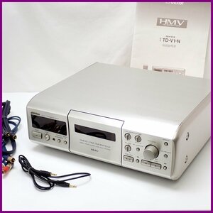 ◆VICTOR/ビクター HMVシリーズ カセットデッキ TD-V1/オーディオ機器/付属品・おまけ付き/動作品&0000003456