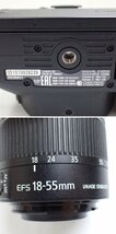 ★Canon/キヤノン EOS Kiss X9 デジタル一眼レフカメラ レンズキット/EF-S18-55mm F4-5.6 IS STM/ジャンク扱い&1938900757_画像7