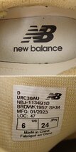 ★New Balance/ニューバランス × AURALEE/オーラリー スニーカー 24cm/サンドベージュ/スエードレザー/URC30AU&1968700103_画像6