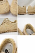 ★New Balance/ニューバランス × AURALEE/オーラリー スニーカー 24cm/サンドベージュ/スエードレザー/URC30AU&1968700103_画像7