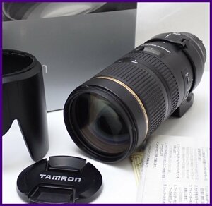 ★TAMRON/タムロン ニコン用 SP 70-200mm F/2.8 Di VC USD 大口径望遠ズームレンズ/A009N/付属品あり/ジャンク扱い&0997300781