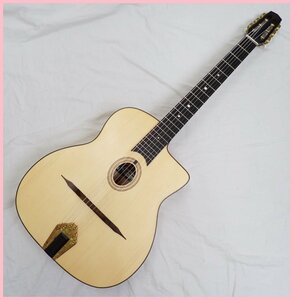 * ultra rare DEL ALMA/ Dell arumajipsi- Jazz guitar / natural / Maple / soft case attaching / stringed instruments &1640500764