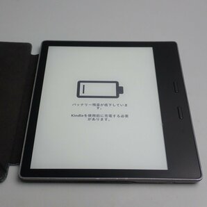 ★Amazon/アマゾン Kindle Oasis 第9世代 Wi-Fi+3G 32GB 広告なしモデル/CW96BW/付属品有り/電子ブックリーダー&1296000413の画像2