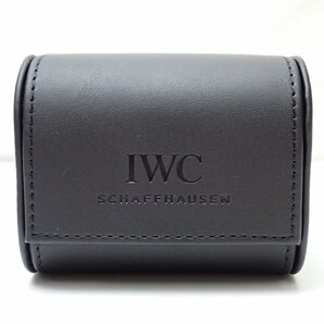 ★1円 未使用 IWC/シャフハウゼン 腕時計用 収納ボックス/ブラック/レザーケース/保管箱/単品用/空箱/外箱付き&0010200290の画像2