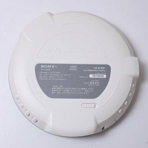 ★SONY/ソニー ポータブルオーディオプレーヤー CDウォークマン D-EJ002/ホワイト/2009年製/動作品/リモコン等付属&1640500757の画像3