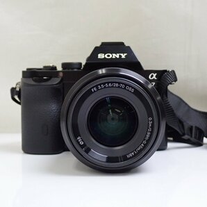 ★SONY/ソニー ミラーレス一眼カメラ α7 ILCE-7K ズームレンズキット/FE 28-70mm F3.5-5.6 OSS/AF/付属品あり/ジャンク扱い&0997300789の画像2