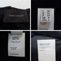 ★CEDRIC CHARLIER/セドリックシャルリエ 長袖 タイトワンピース 38/M相当/膝下丈/ブラック/ストレッチ/クルーネック&1976800059_画像5