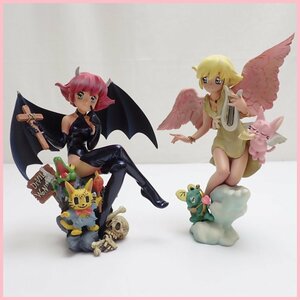 ★WONDER FESTIVAL 限定 エンジェルワンダちゃん + デビルワンダちゃん フィギュア セット/塗装済み完成品/外箱付き/ワンフェス&1029004864