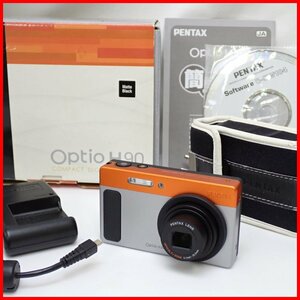 ★PENTAX/ペンタックス Optio H90 コンパクトデジタルカメラ/約1210万画素/光学5倍ズーム/デジカメ/付属品あり&1973800003