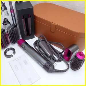 ★dyson/ダイソン HS01 ヘアスタイラー Airwrap Complete Long ニッケル/フューシャ/ドライヤー/スタイリング&1029004883