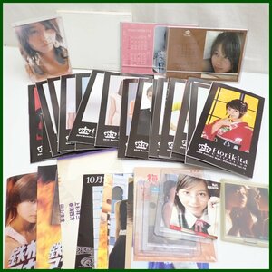 □一部未使用 堀北真希 グッズセット/アクリルフォトスタンド/卓上カレンダー/FC会報/図書カード/コスチュームカード 他/まとめ&1976000003