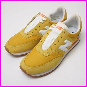 ★NEW BALANCE/ニューバランス × ジュンヤワタナベ コムデギャルソン コラボスニーカー 26cm/イエロー/MLC100JC/保存袋付き&1670900062