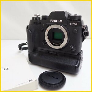 ★FUJIFILM/富士フィルム ミラーレス一眼カメラ X-T2 ボディ/AF/約2,430万画素/3.0型液晶/付属品あり/ジャンク扱い&1938900760