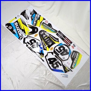 * unused Suzuki RM85 for bike graphic decal /2001-2023 division series yellow Cyan for / motorcycle supplies / exterior &1380601697