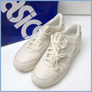 ★1円 未使用 asics/アシックス ゲルライト3 ローカットスニーカー メンズ25.5cm/アイボリー系/TQ5N2L/タグ・外箱付き&1886700027