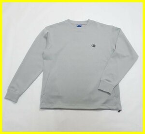 ★未使用 Champion/チャンピオン テックウィーブ スウェットシャツ メンズM/グレー/クルーネック/トレーナー&1670900073