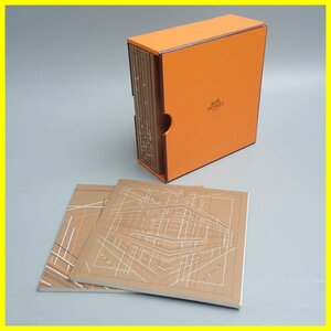 ★未使用 HERMES/エルメス パズルノート 10冊セット/無地/ケース付き/文房具/メモ帳&1201700414