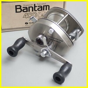 ★未使用 SHIMANO/シマノ ベイトリール Bantam/バンタム 400/付属品有り/ギア比4.8/370g/釣り具/フィッシング/ヴィンテージ&1977200005