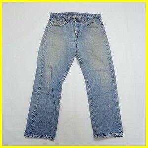 ★LEVI'S/リーバイス 505-0217 デニムパンツ/ジーンズ メンズL相当/ライトインディゴ/ジッパーフライ/ヴィンテージ&1236000108