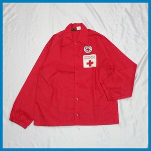 ★Champion/チャンピオン レッドクロス ナイロンジャケットメンズM/レッド/American Red Cross&1947000343