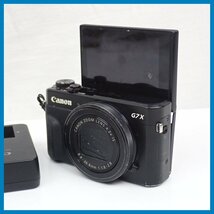 ★CANON/キヤノン PowerShot G7 X Mark II デジタルカメラ 充電器付き/ジャンク扱い&0997300774_画像1