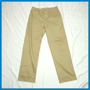 *ANATOMICA/ hole Tomica CHINO Ⅱ chino pants W33/ men's M corresponding / beige / cotton 100%/ button fly / made in Japan &1331000255