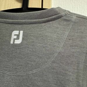 【新品、未使用】FootJoy フットジョイ：Vネックプルオーバー FJ-F16-M54 サイズ:XL ストレッチ ゴルフウェア グレー メンズの画像6