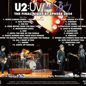 U2 / THE FINAL NIGHT AT SPHERE 2024 - MULTI IEM MATRIX MASTER EDITION (2CD)の画像6