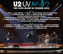 U2 / THE 24TH NIGHT AT SPHERE 2023 : MULTI IEM MATRIX MASTER EDITION (2CD)_画像4