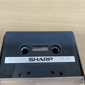 SHARP（MZ-2000）COLORTAPEBASIC（MZ-1Z002）MADEINJAPAN（カセット ）長期保管品 （PC）ソフトウェア（中古）現状出品の画像7