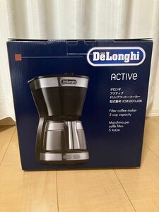 DeLonghi(デロンギ) De'Longhiドリップコーヒー アクティブ ICM12011J-BK ペーパーレスフィルター