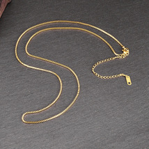Gold necklace 18k印字あり k18 ゴールド ネックレス 18k gp 金 ネックレス レディース １円スタート 管理番号320_画像5