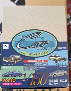  Tommy Tec The car collection VOL.10 breaking the seal * rearrangement goods Nissan Cedric black + white 2 pcs. set ( large capital .. repeated reality .)