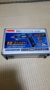 【美品】マキタ DF012DSHX フルセット/青(1.5Ahバッテリー×2、充電器DC07SA) 7.2V 充電式ペンドライバドリル【動作確認済】