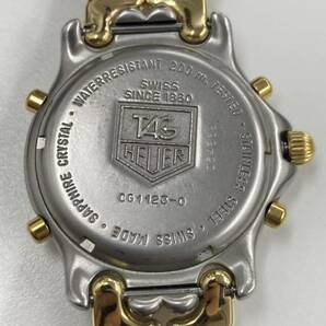 【A02D66】TAGHEUER タグホイヤー CG1123 セル セナモデル 革ベルト メンズ 時計 TAG HEUER 腕時計 の画像4