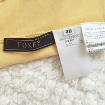 フォクシー foxey【2023年4月DM掲載】カーディガン 定価59.400円 アッパースタンダード 黄色 イエロー_画像7