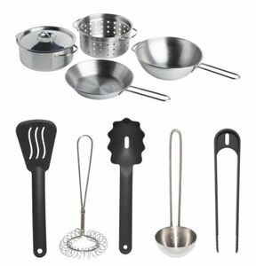 IKEA Ikea DUKTIG toy kitchen for * cookware 5 point set 00167839& kitchen articles 5 point set 80157841duktig