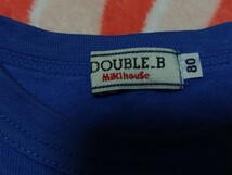 ミキハウスDOUBLE.B 長袖T80_画像3