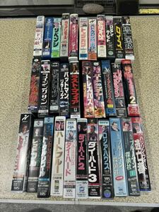 【レンタルVHS】 洋画・邦画　VHSテープ32本動作未確認　エアポート1994/バトルガンM-16/BAT☆２１／バードオンワイヤー/マイアミバイス