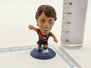  corinthian figure soccer Jean franc ko*zola(Gianfranco Zola) blue pedestal [24D4]Corinthian Italy Figurine Pro Star zprostars