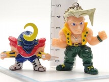 ストリートファイターZEROフィギュア キーホルダー コレクション ソドム ナッシュ[24D17検]Figurine彩色 消しゴムSTREET FIGHTERストⅡ春麗_画像1