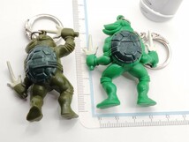 ミュータント タートルズTMNTフィギュア キーホルダー ラファエロRaphael②SET[24D17検]Mutant Ninja TurtlesコレクションFigurine_画像3