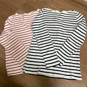 無印　ユニクロ　ボーダー　長袖Tシャツ 七分袖Tシャツ　Mサイズ